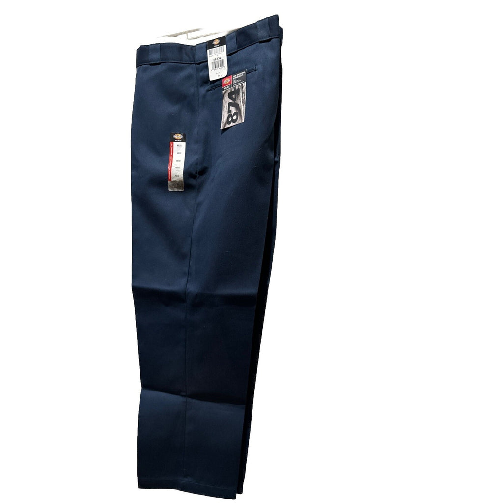 Dickies New 874 Plain Front 46 X 32 NWT Twill Work Navy Blue Pants