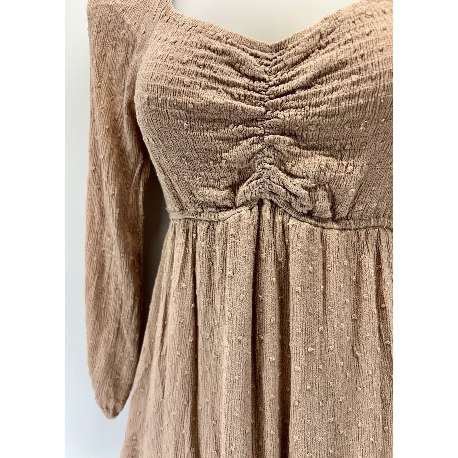 Berry N Cream Women's Darling Lacey Gauze Boho Dress, Size Medium .