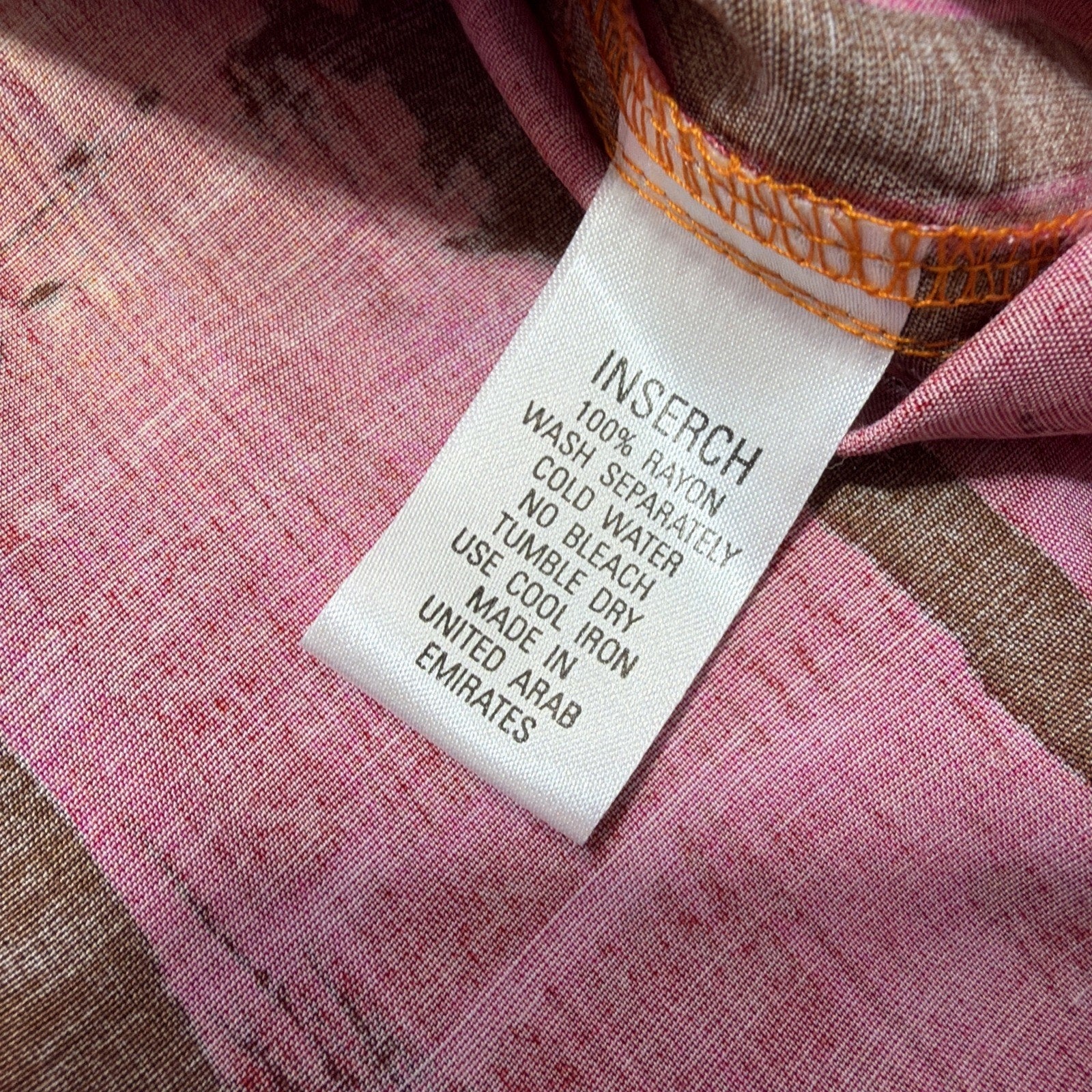 InSerch Limited Edition Button Up Shirt Men’s XL Beach Casual Made In UAE NWT