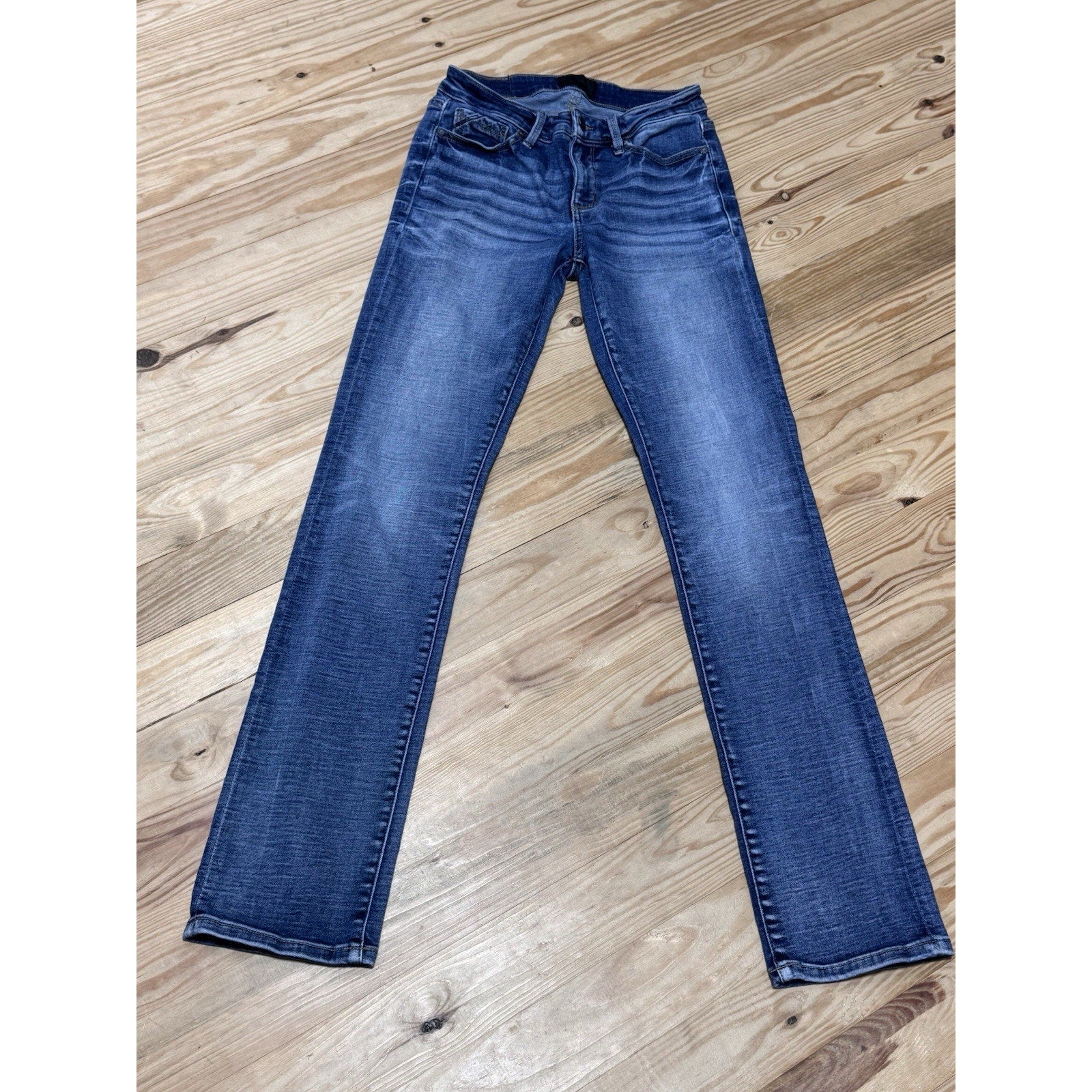Buckle Black Fit No. 53 Straight Leg Blue Denim Stretch Jeans Women’s Size 26X34