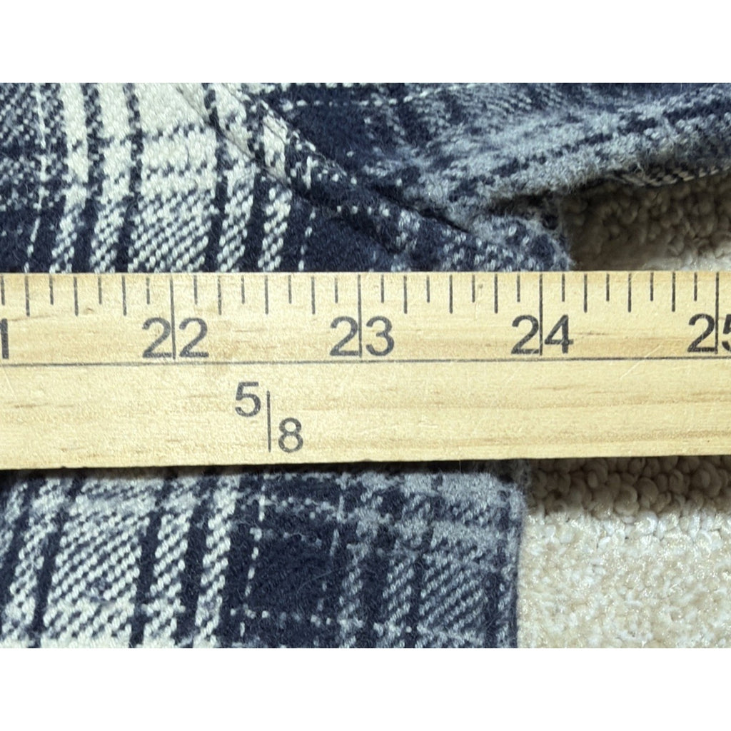 Vtg St. Johns Bay Men's XL Plaid Heavyweight Button Down Flannel Shirt Shacket