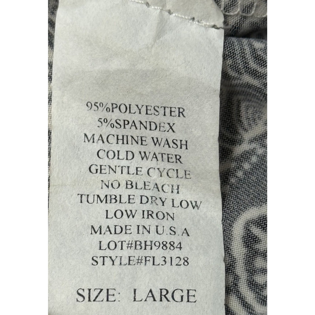 First Love Black And Ivory Tank Dress Handkerchief Hem Women’s Size Large USA