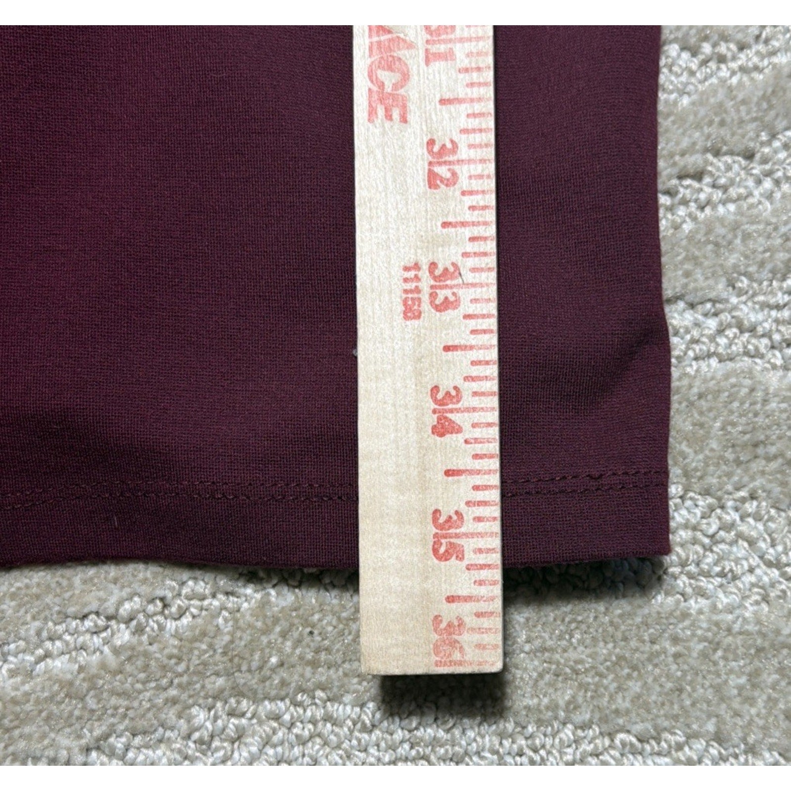 Haute Monde burgundy red cocktail party dress size Small Stretch