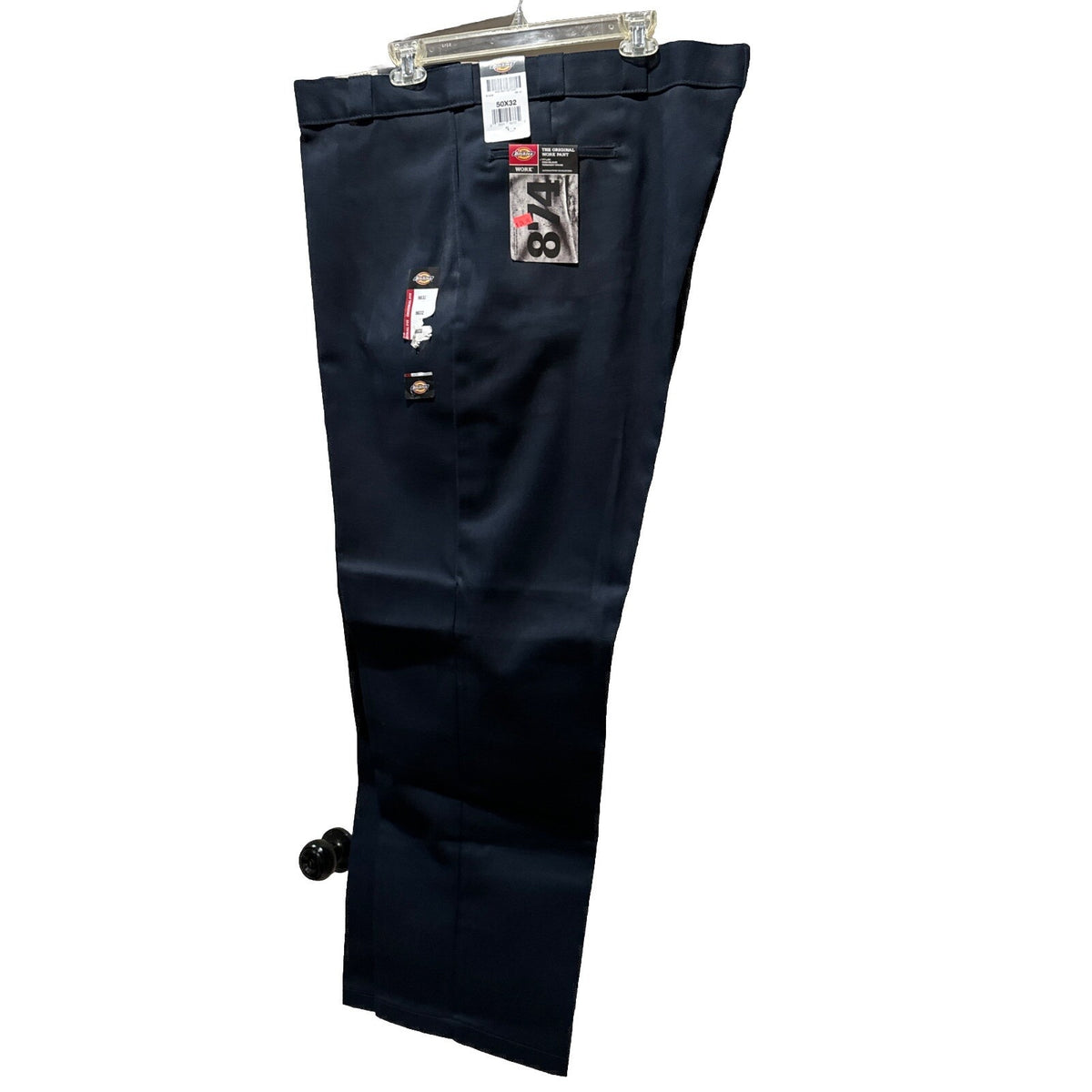 Dickies New Old Stock Navy Blue 874 Flat Front 50 X 32 Twill Pants Work Wear