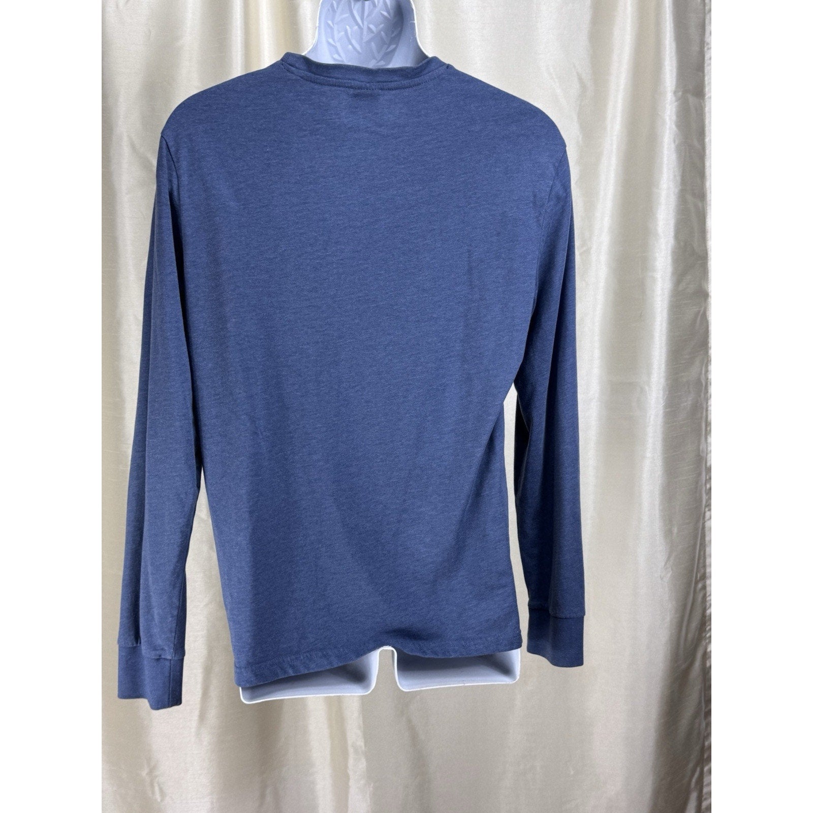 U.S. Polo Assn. Long Sleeve Shirt Henley Men’s Blue Size Medium