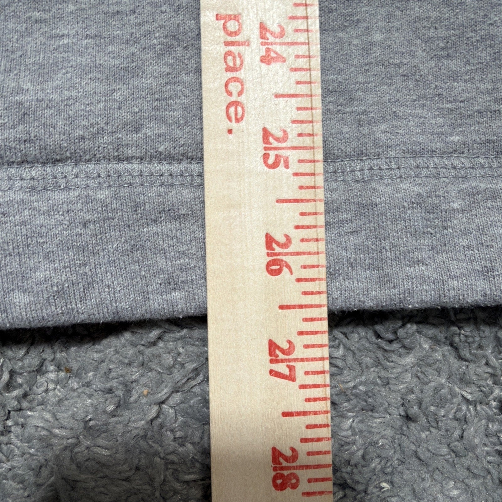 Bills Khakis Amercian Design Fleece Sweater Gray 1/4 Zip Pocket XXL