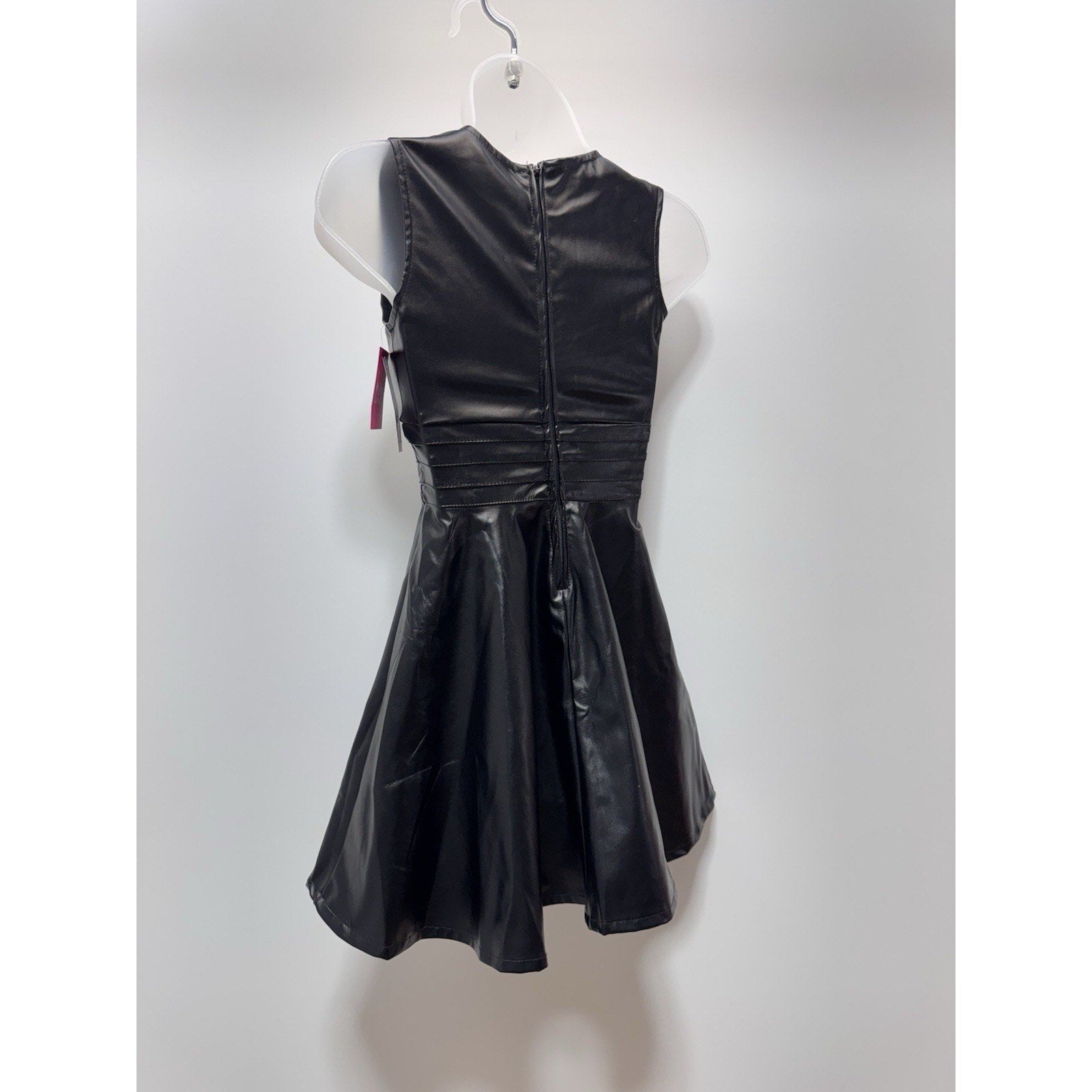 By & By Girl Sleeveless Dress Fit & Flare Black Y 2K Style Girls Size 10 NWT