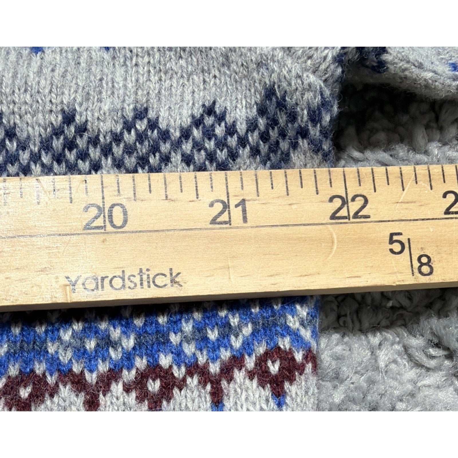 Urban Pipeline Sweater Mens XL Gray Fair Isle Nordic Wool Blend Knit Pullover