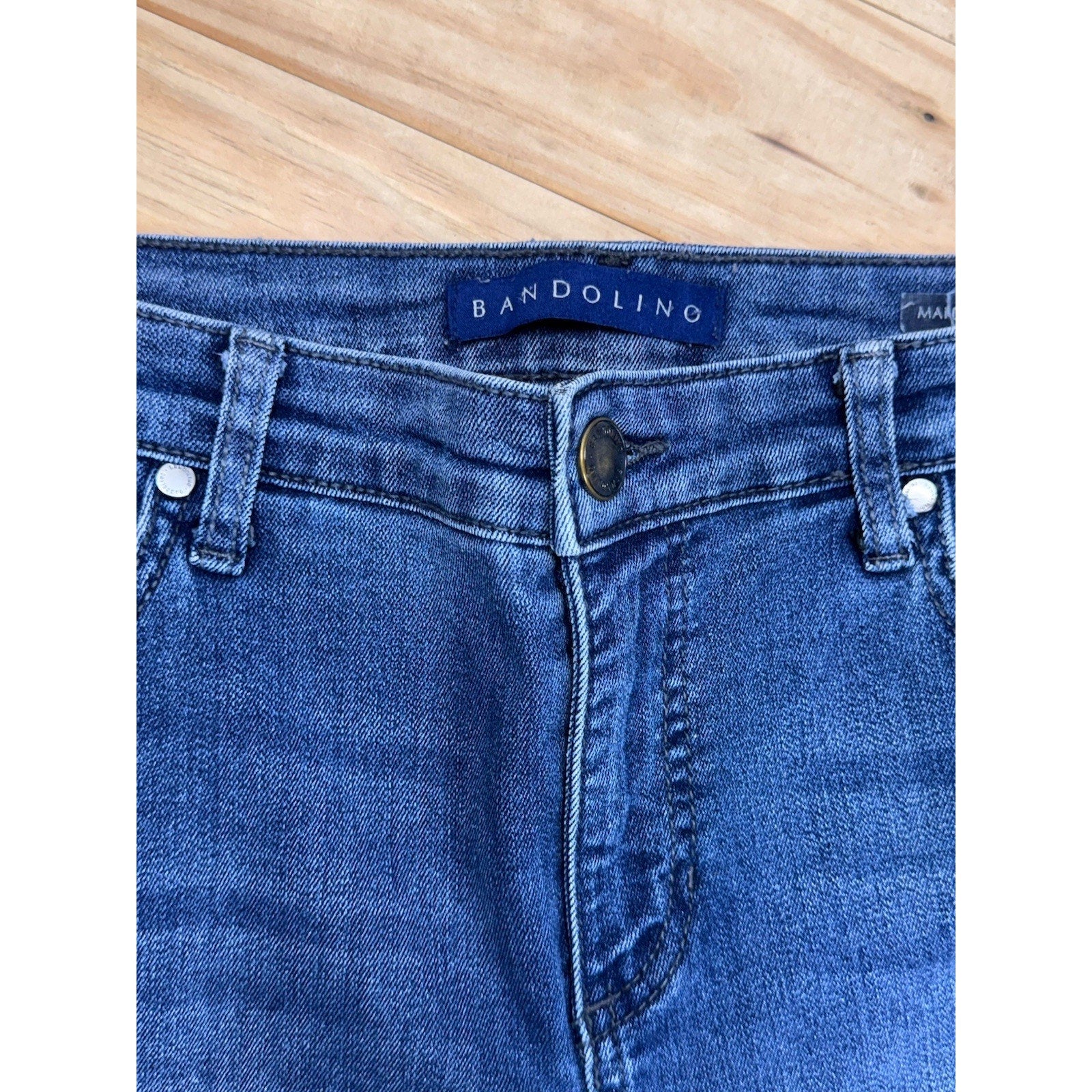 Bandolino Blue Denim Bootcut Mandie Jeans Womens 8