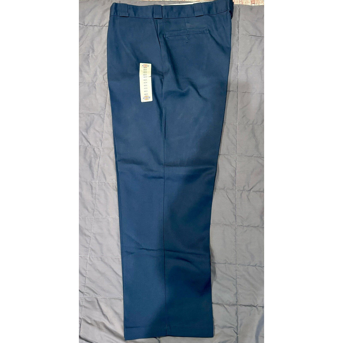 VTG Dickies Navy Blue Work Wear 874 Flat Front 44 X 30 NWT Twill Pants USA