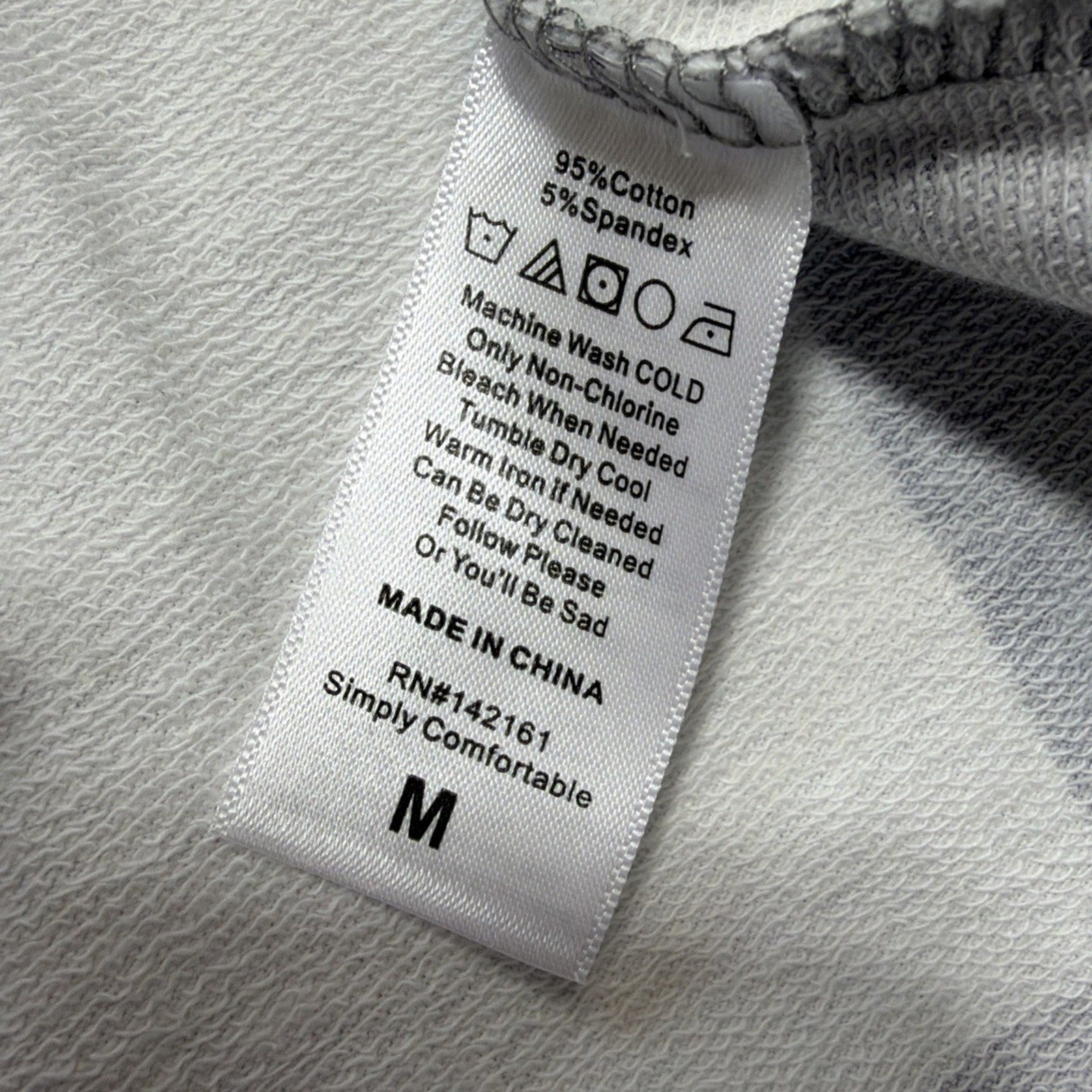 HANNAH LuLaRoe GRAY & WHITE CHECKERBOARD Size M Crewneck Sweatshirt