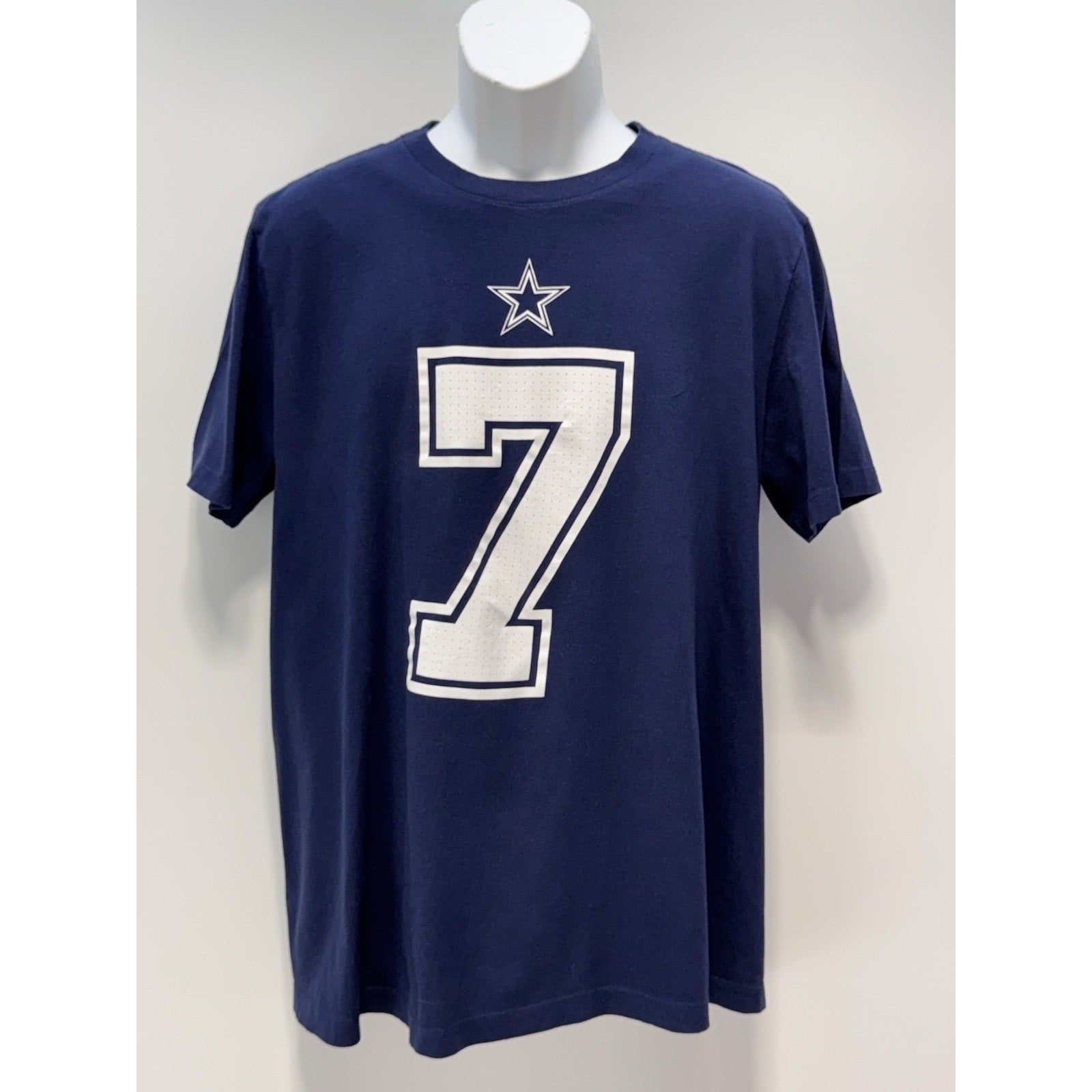 TREVON DIGGS #7 Dallas Cowboys Star Nike Logo Blue Men’s Size Large