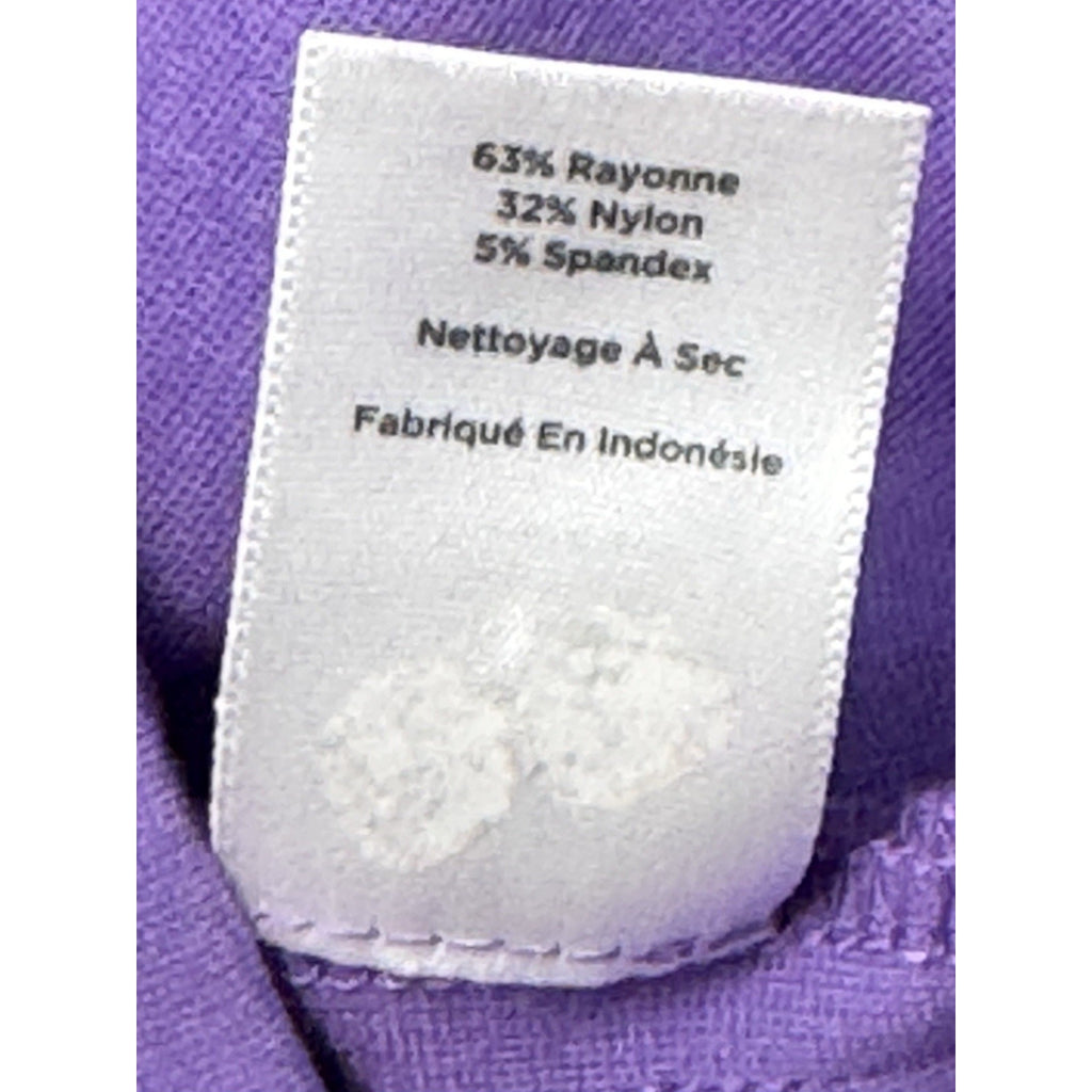 TALBOTS Purple Sleeveless V Neck Sheath Business Dress Women’s Size 10P