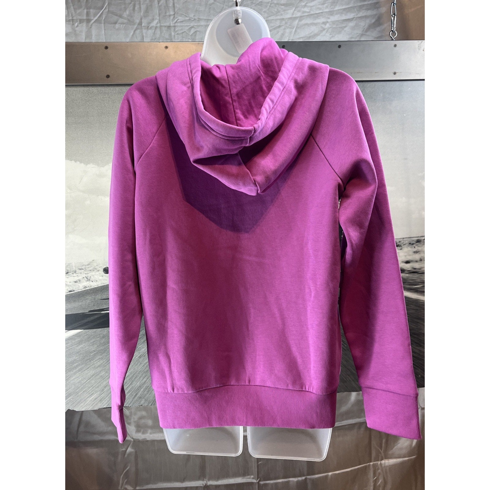 NWT Under Armour UA Rival Fleece Big Logo Pink Hoodie Size Small Active Fall