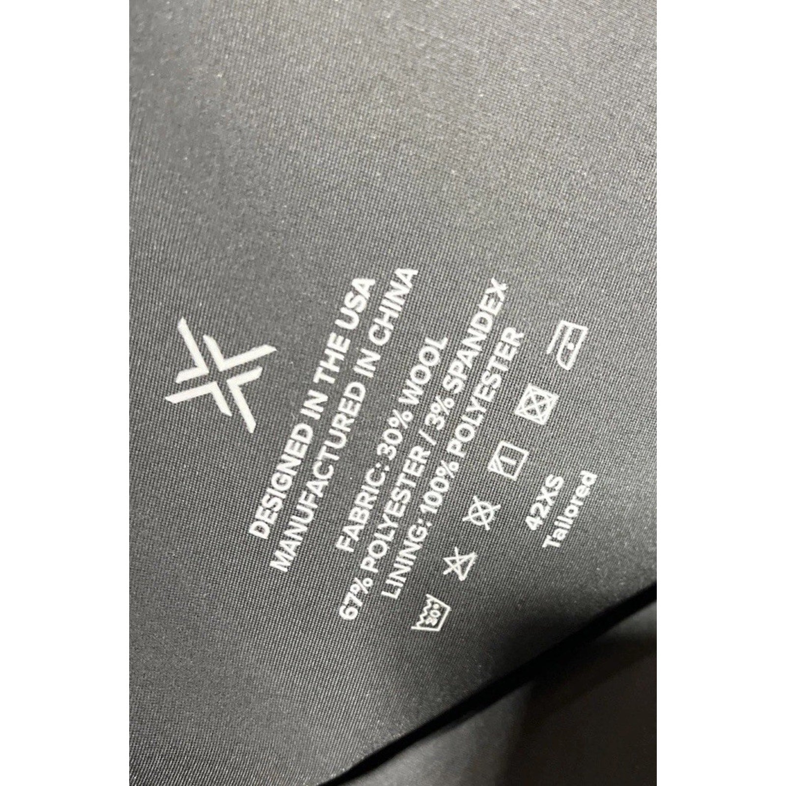 X Suit 5.0 Dress Pants Navy Blue Tailored Fit Straight Leg Sz 42x28 NWT