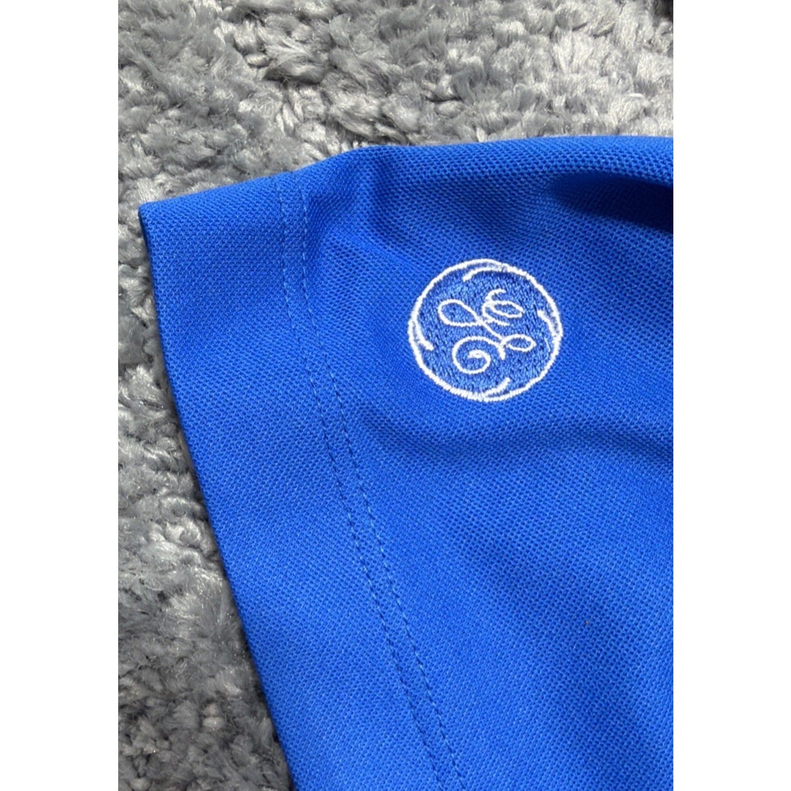 Nike Golf Polo Shirt Mens XL Harbor Blue Micro Pique Moisture Wicking Top GE