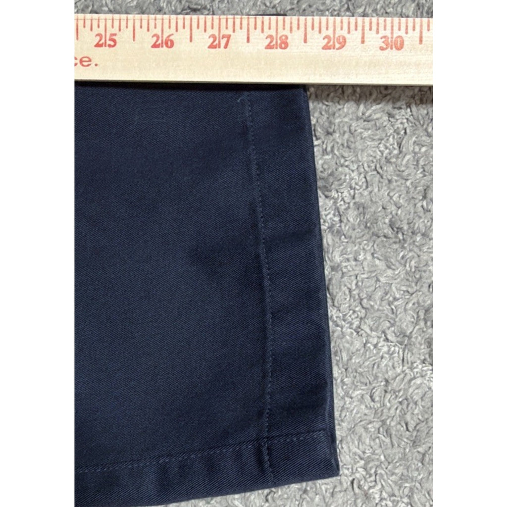 LL BEAN Women 10 Pet Blue Indigo Favorite Fit Chino Pants Wrinkle Resistant NWT