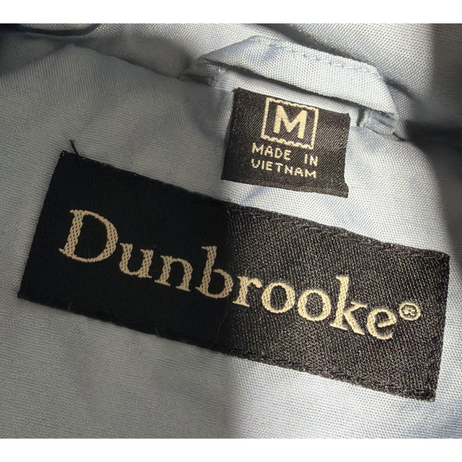 Vintage Dunbrooke Sport Womens Rain/ Windbreaker Jacket, Full Zip Size Medium
