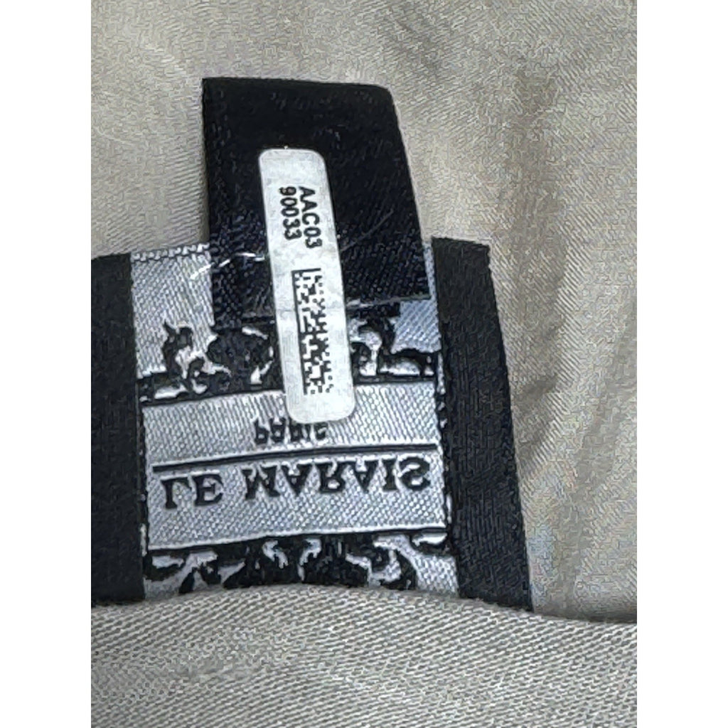 Le Marais Paris Pure Crinkle Silk Layered Blue Gray Ombre Blouse Women’s Size M