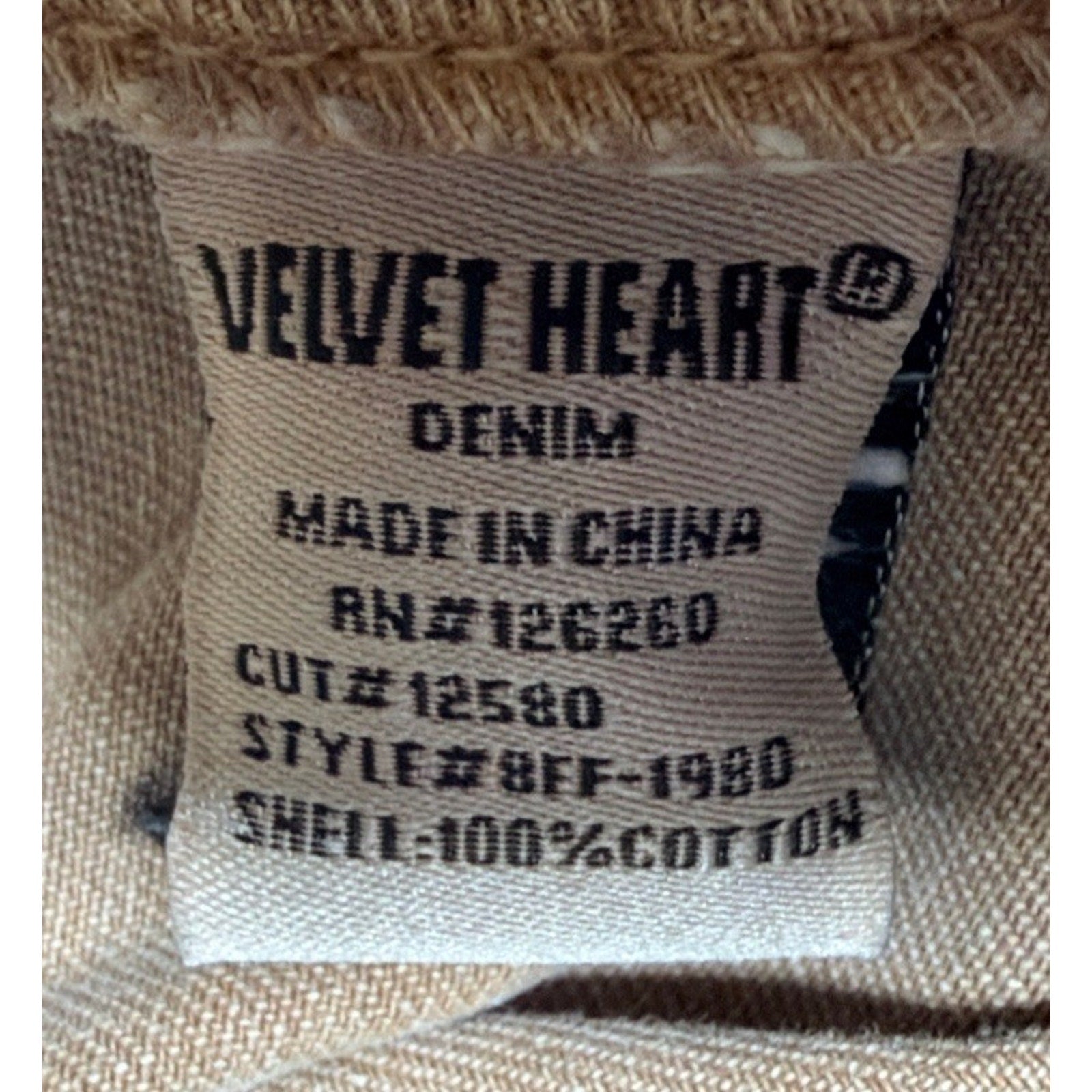 Velvet Heart Pants Women's XS Brown Bradley Cargo Pant 28" Inseam High Rise