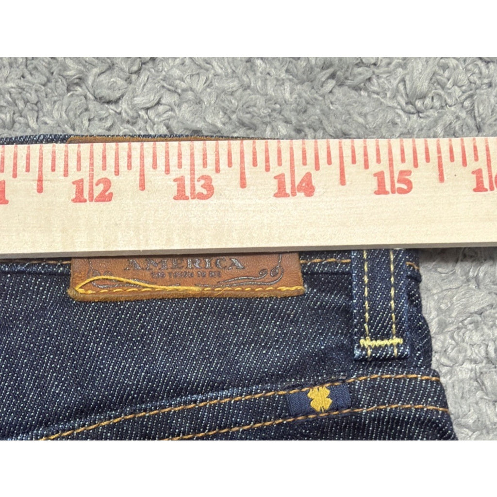 Women's Lucky Brand Easy Rider Demin Blue Jeans Size 4/27 Measure 30x35