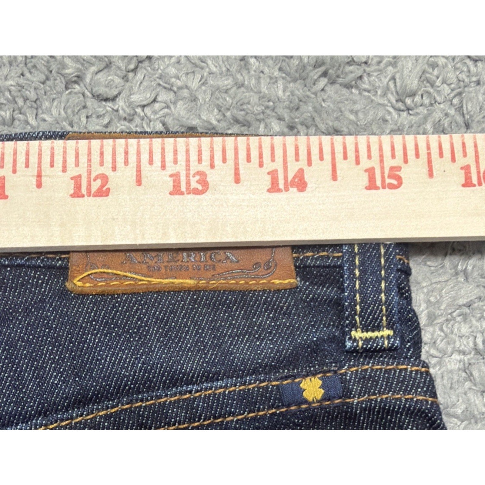 Women's Lucky Brand Easy Rider Demin Blue Jeans Size 4/27 Measure 30x35