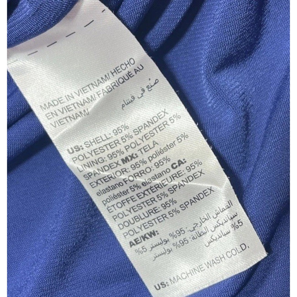 Chico’s Medallion Print Tie 3/4 Sleeve Lined Stretch Dress Size 1 (US Size 8)