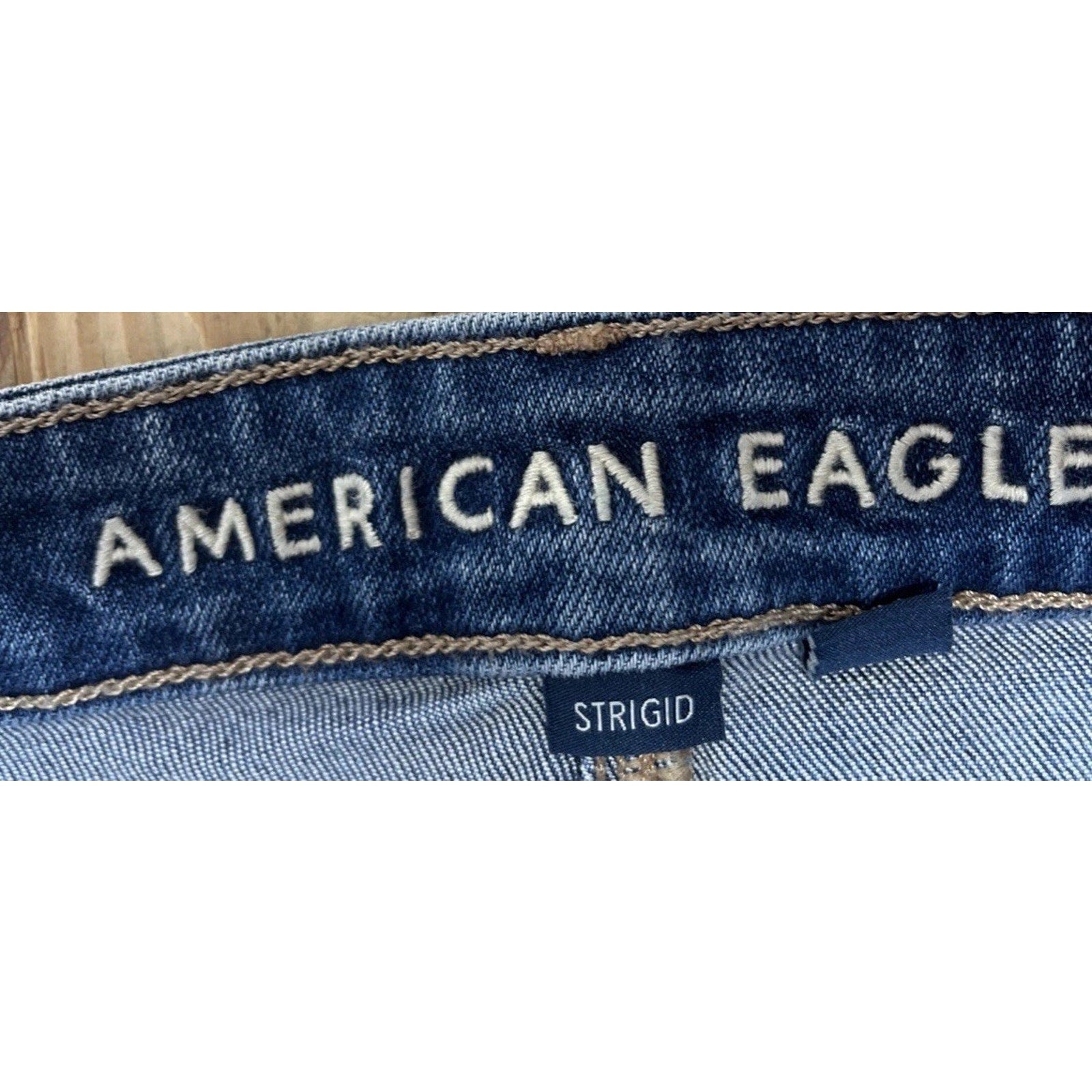 American Eagle Mom Jeans 000 Women’s High Waisted Strigid Denim 24x30