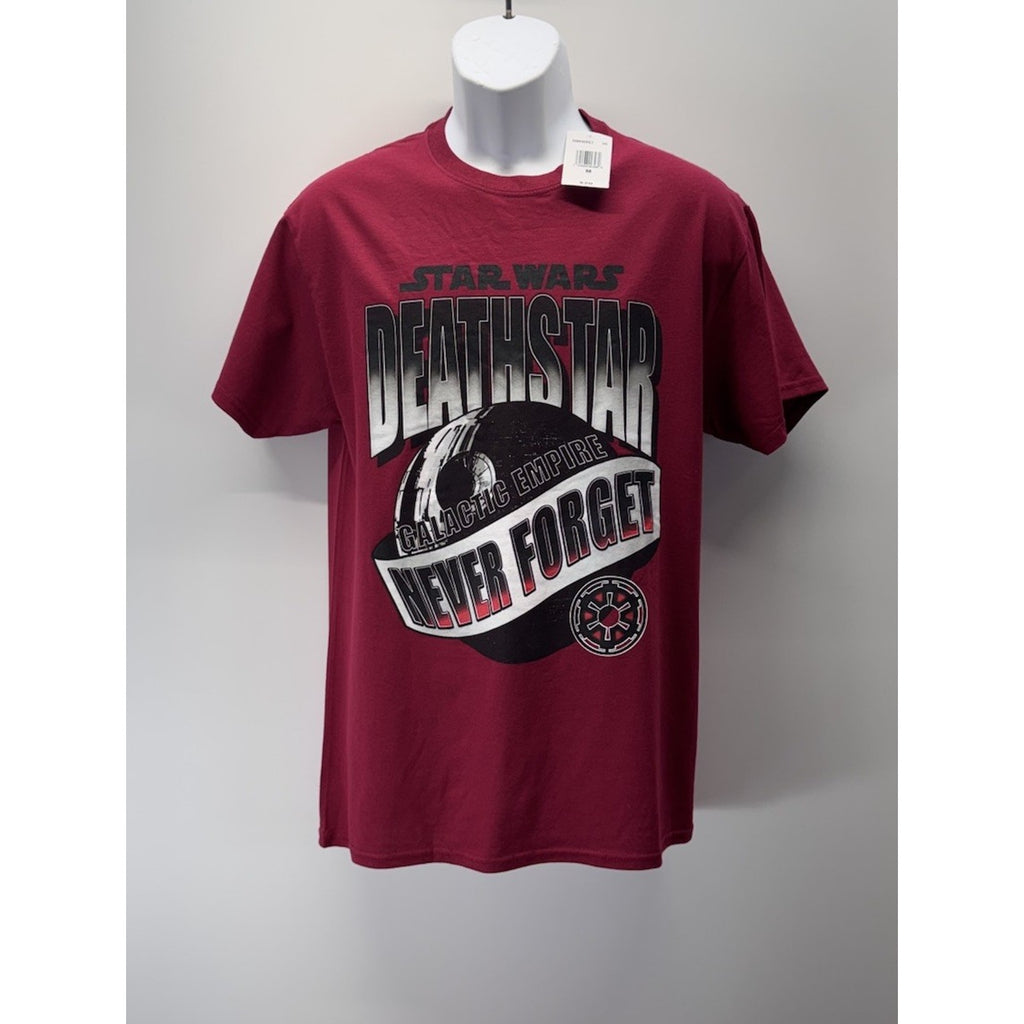 Star Wars Death Star Galactic Empire Never Forget Men’s T-Shirt Size M NWT