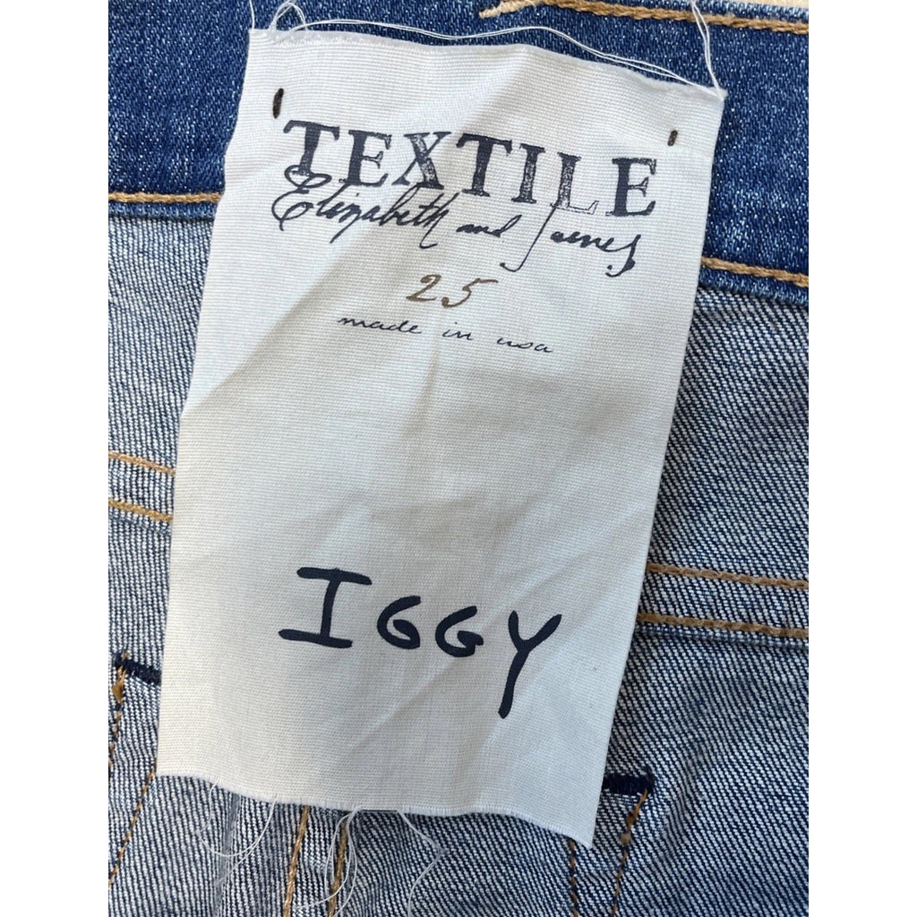 Textile Elizabeth & James Named Iggy Skinny Jeans Size 25 USA Made