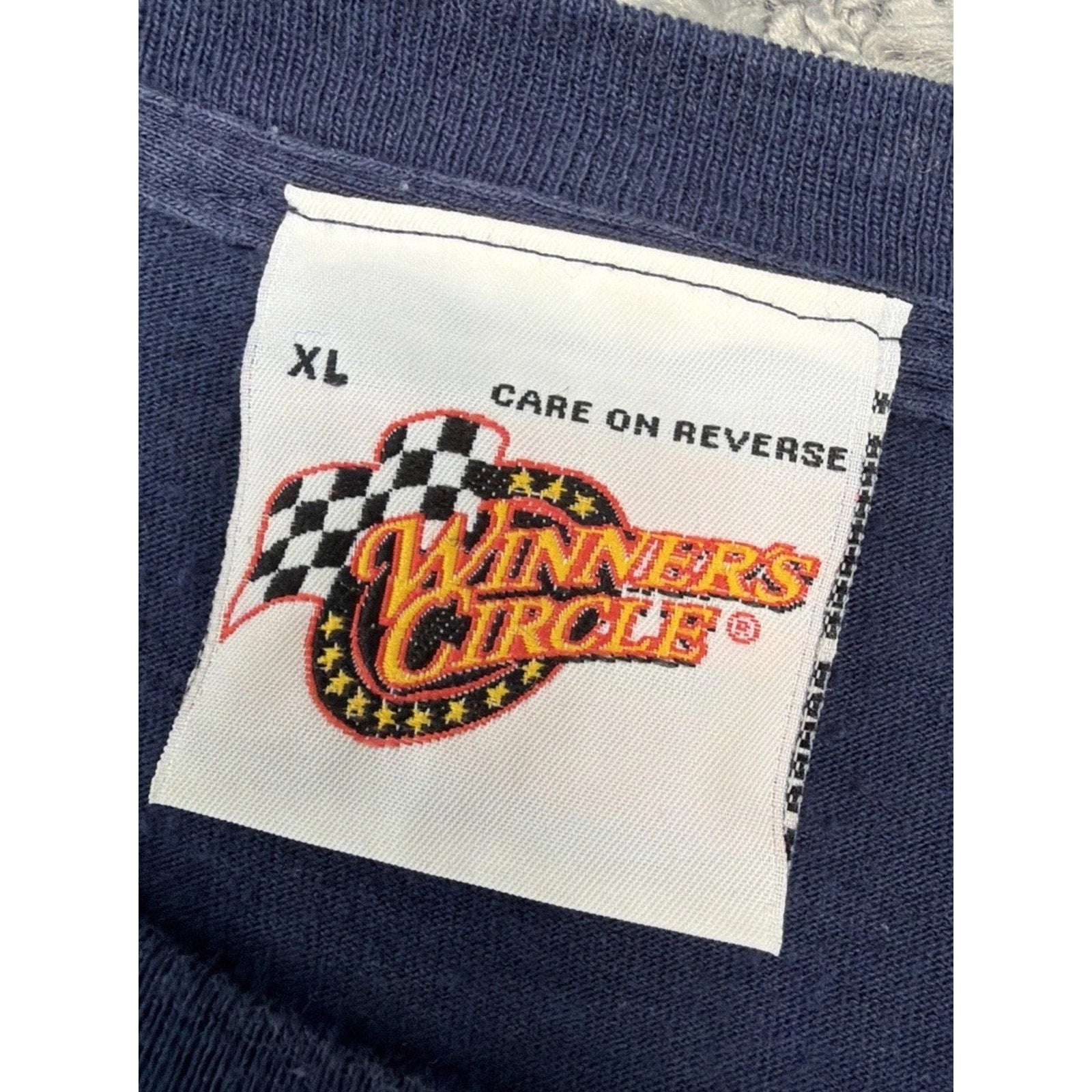 Vintage winners circle jeff gordon shirt mens xl long sleeve 2008 navy