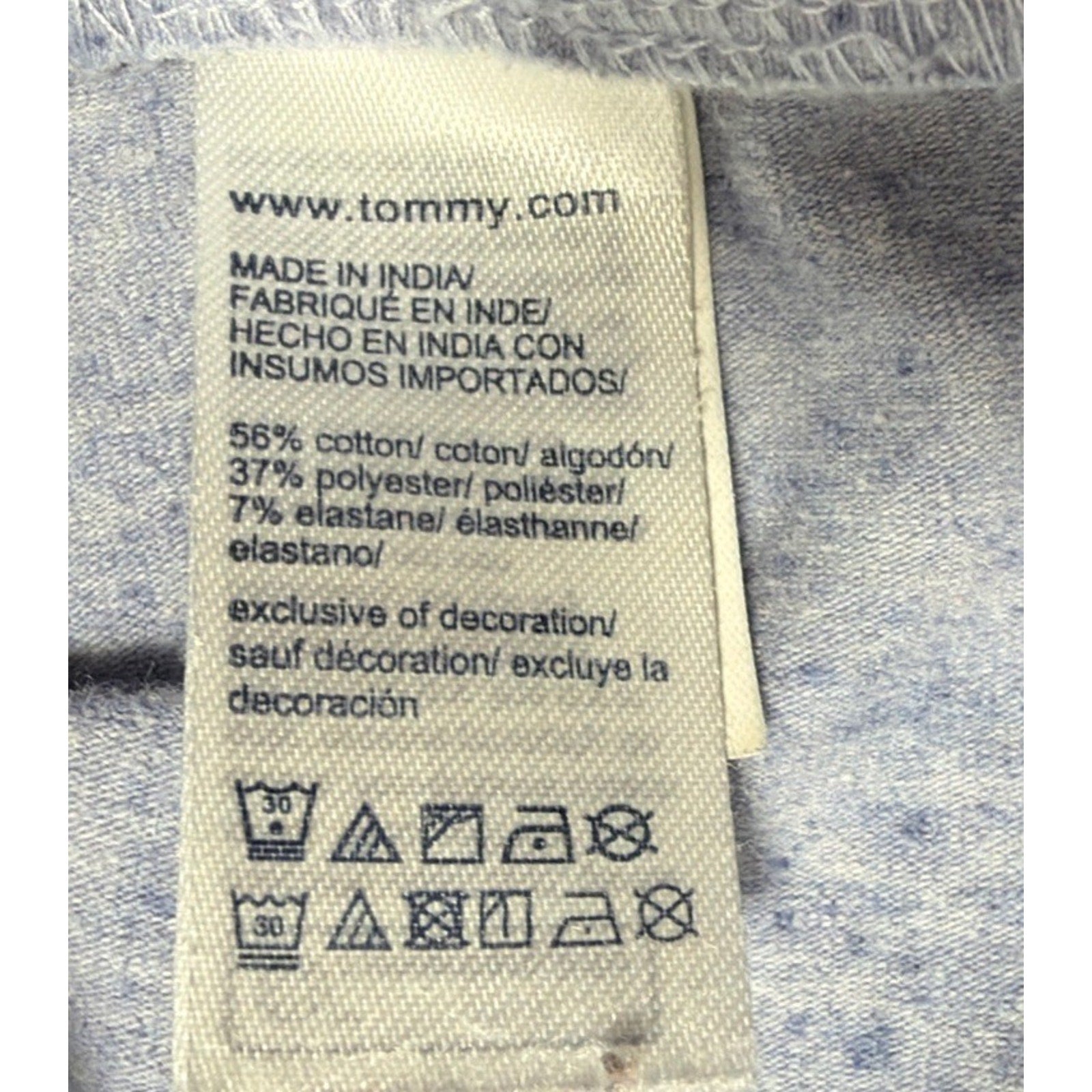 Tommy Hilfiger Sport Jogger Pants Womens XL Blue Logo Sweatpants Athletic