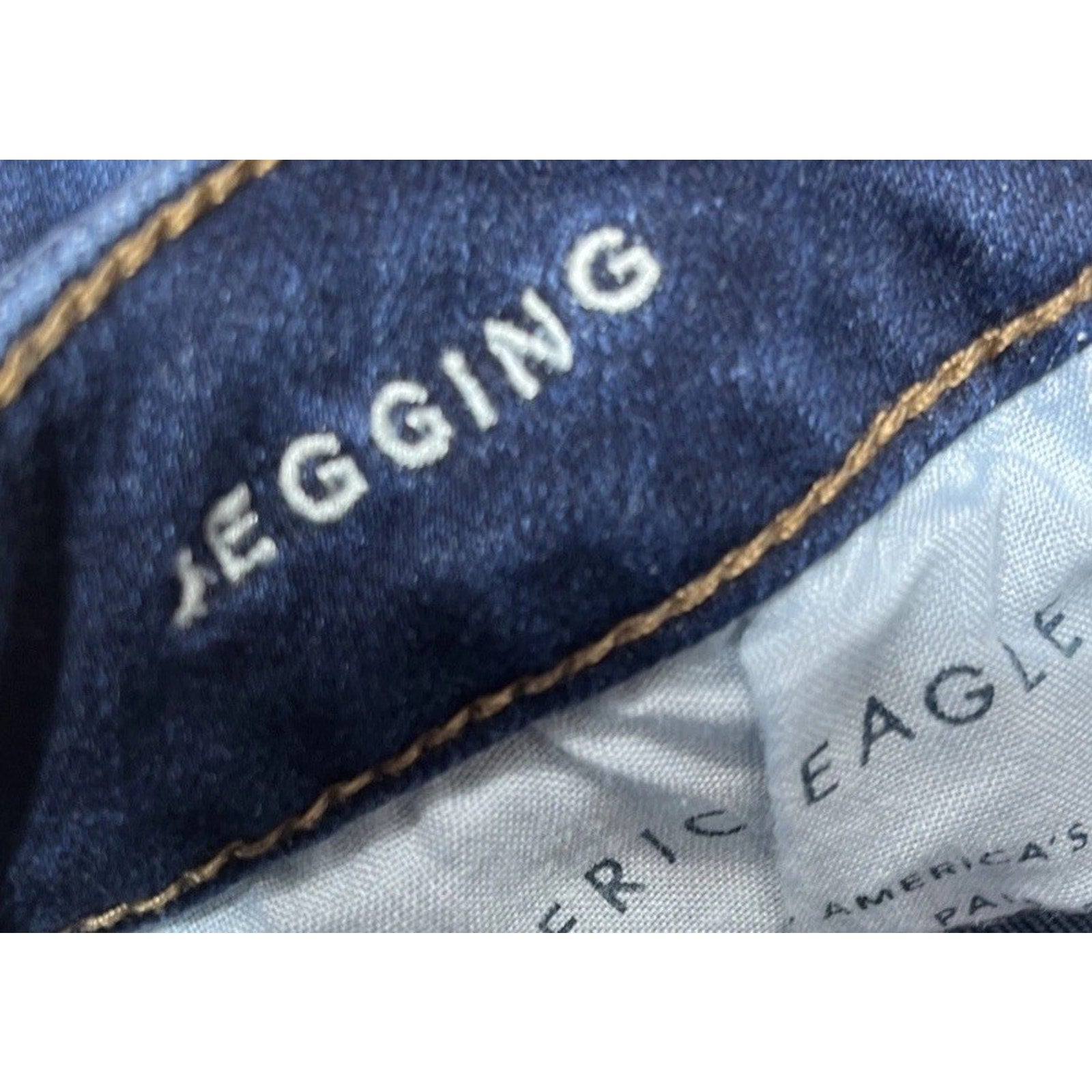 American Eagle Jegging Jeans Super Stretch Women's 0 Short Blue Skinny Leg