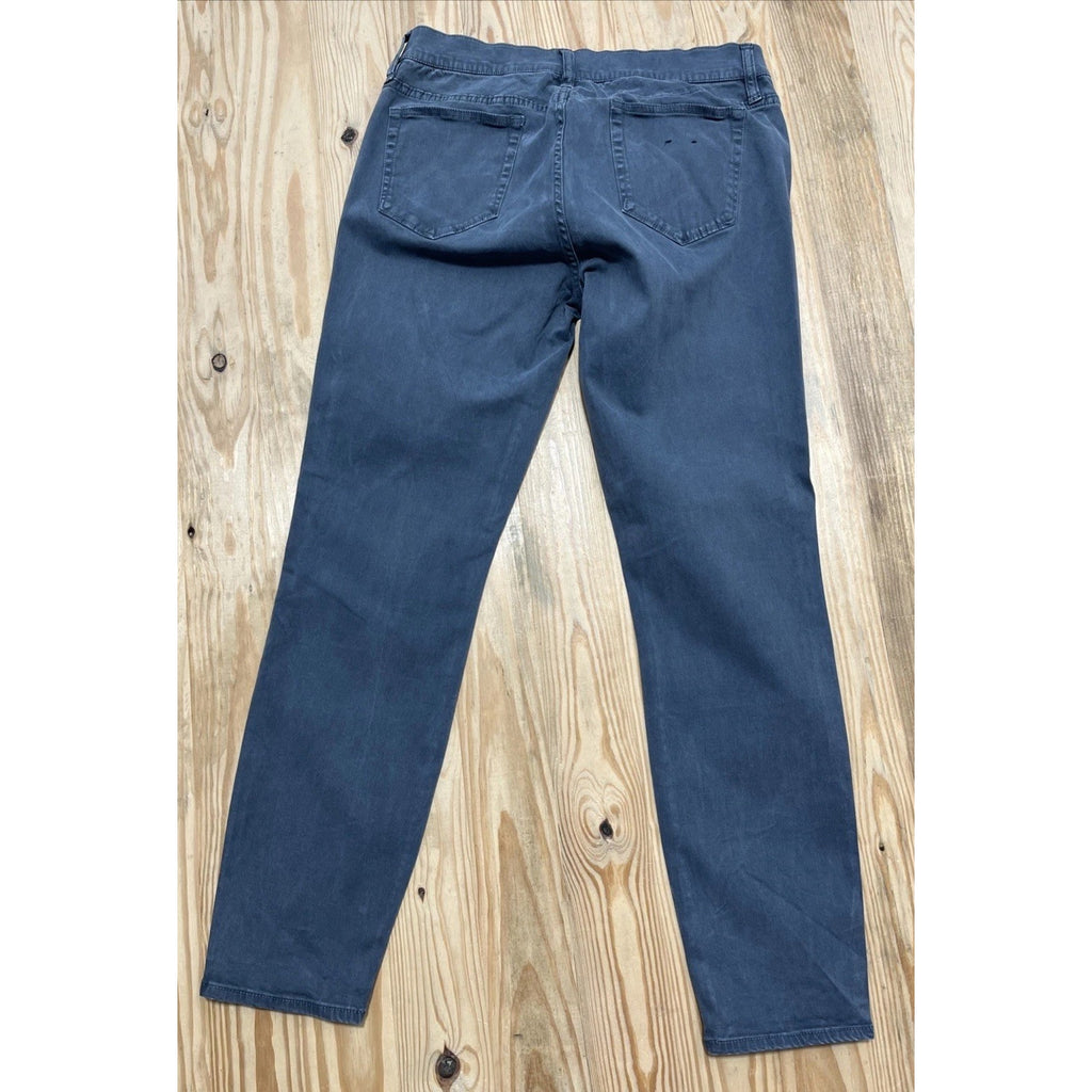 J Crew Women Black Denim Skinny Toothpick Dark Wash Jean Size 29x28