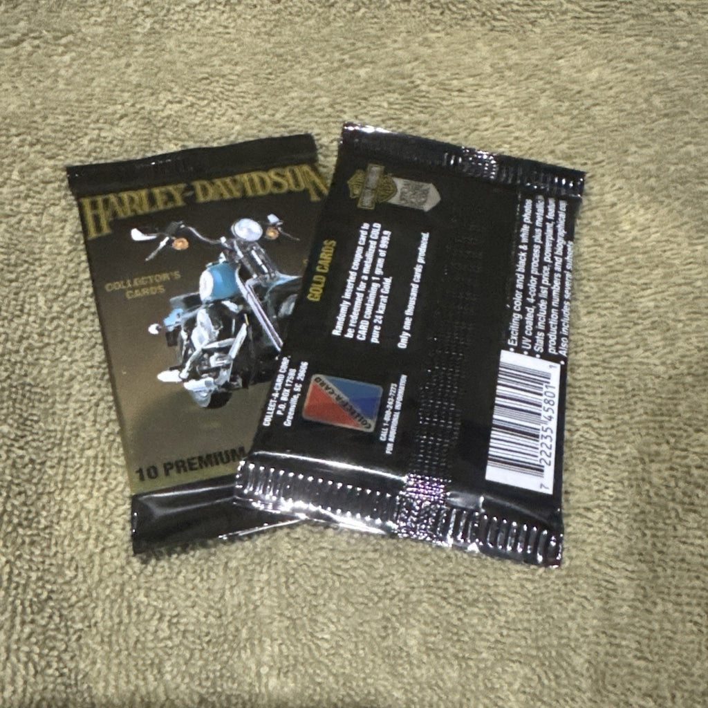 Harley Davidson Trading Cards Units Of 2 From 1992 Collection