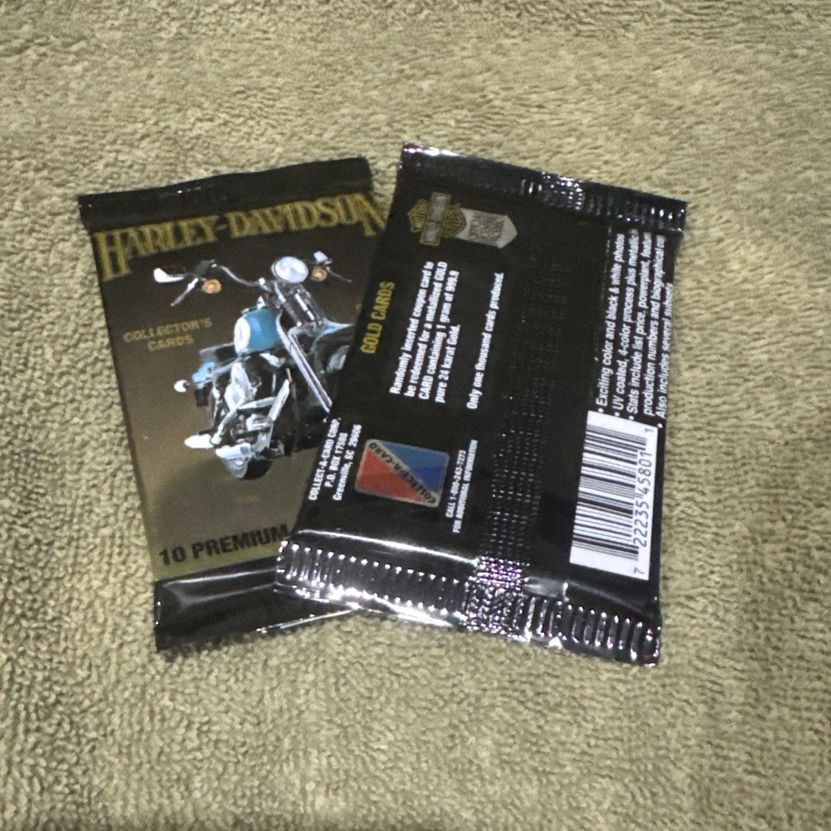Harley Davidson Trading Cards Units Of 2 From 1992 Collection