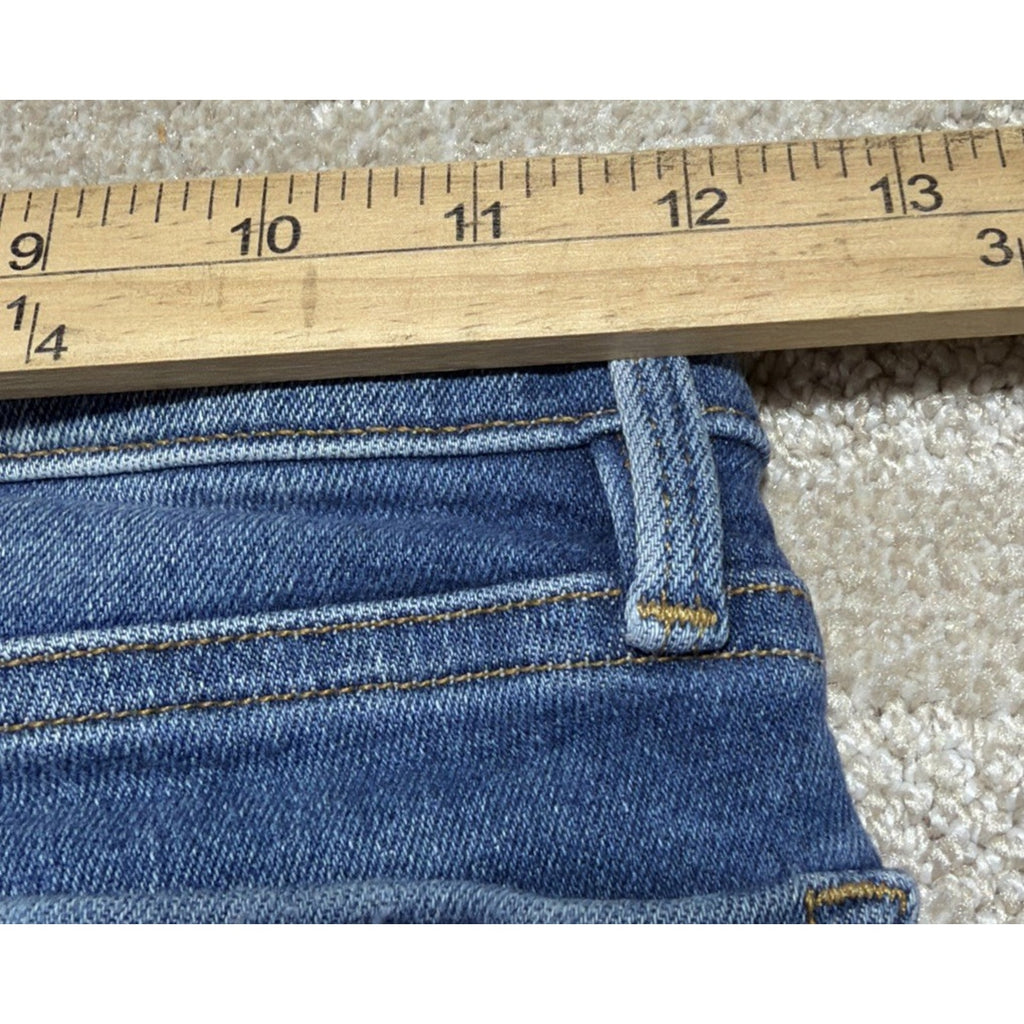 FRAME DENIM Le Nouveau Straight Crop Med Rise Jeans size 24x26 Stretch