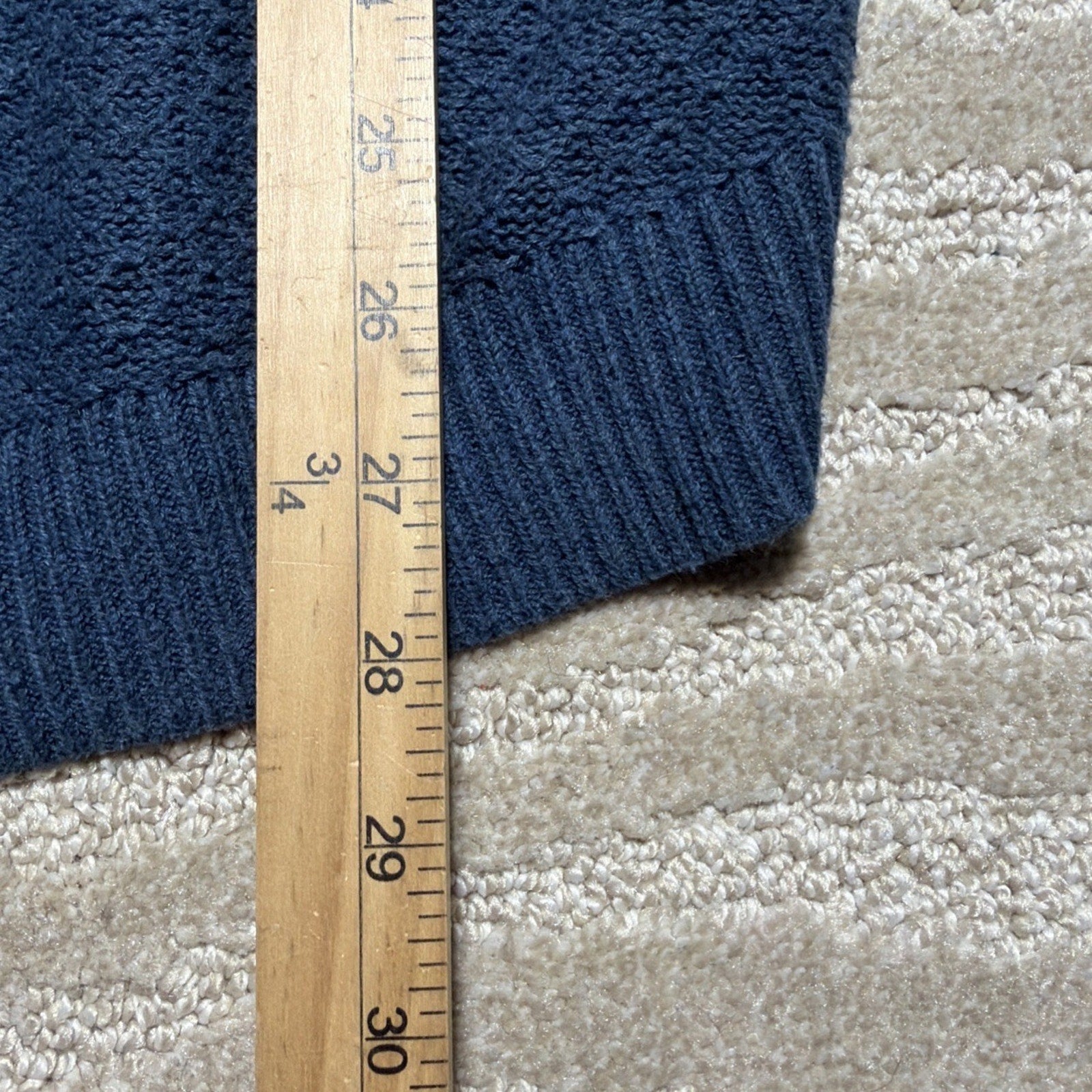 Loft Blue Knit Pullover Sweater Women's Size L
