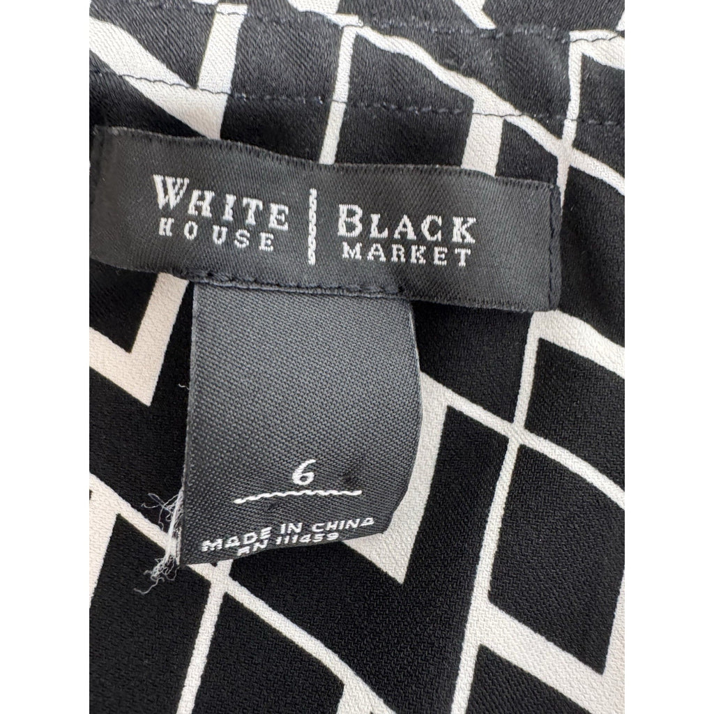 White House Black Market Dress Halter Formal Evening Gown Maxi Sexy Women’s 6