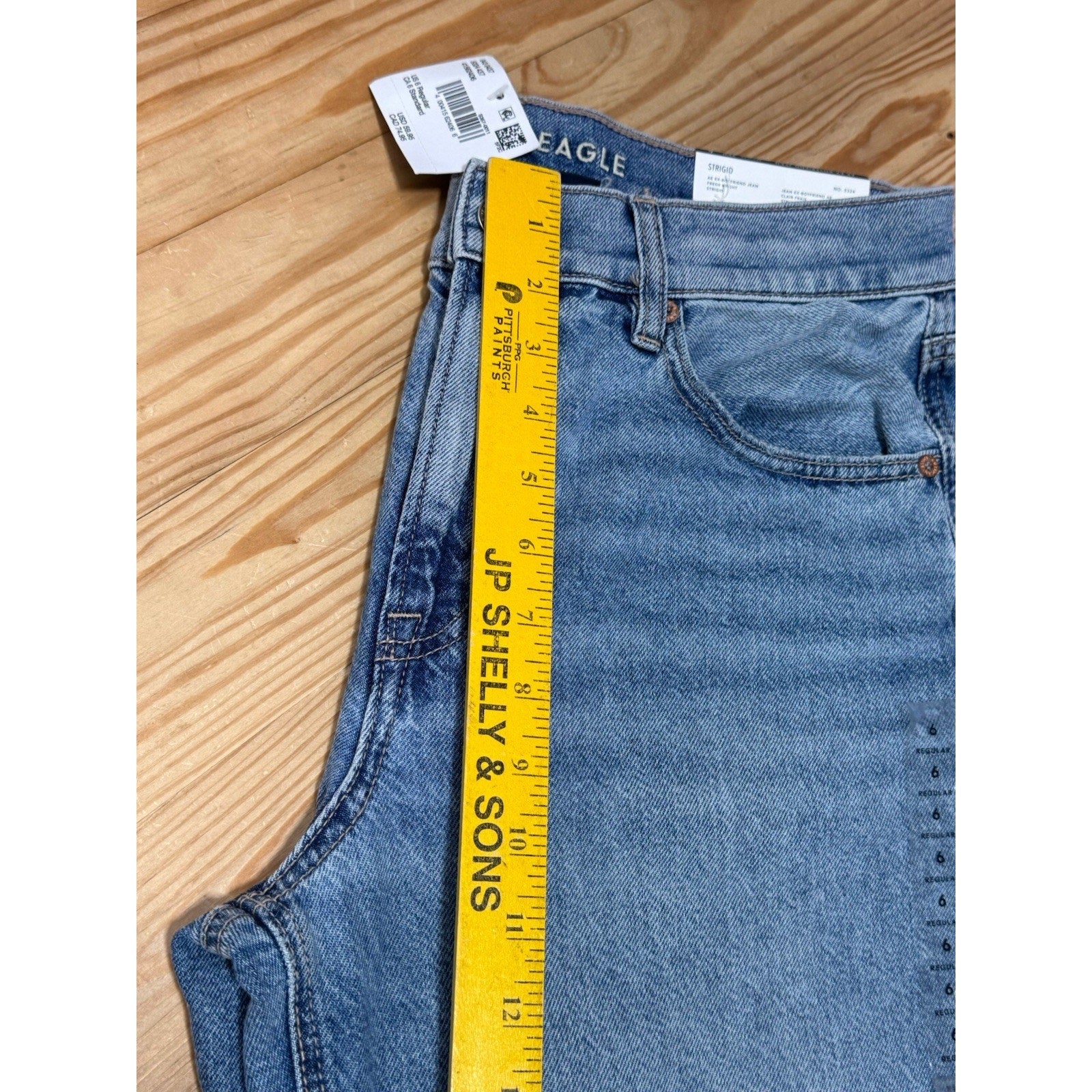 AG-ED Denim Ex-Boyfriend Slouchy Slim Mid-Rise Jeans Women’s Size 6 32X30 NWT
