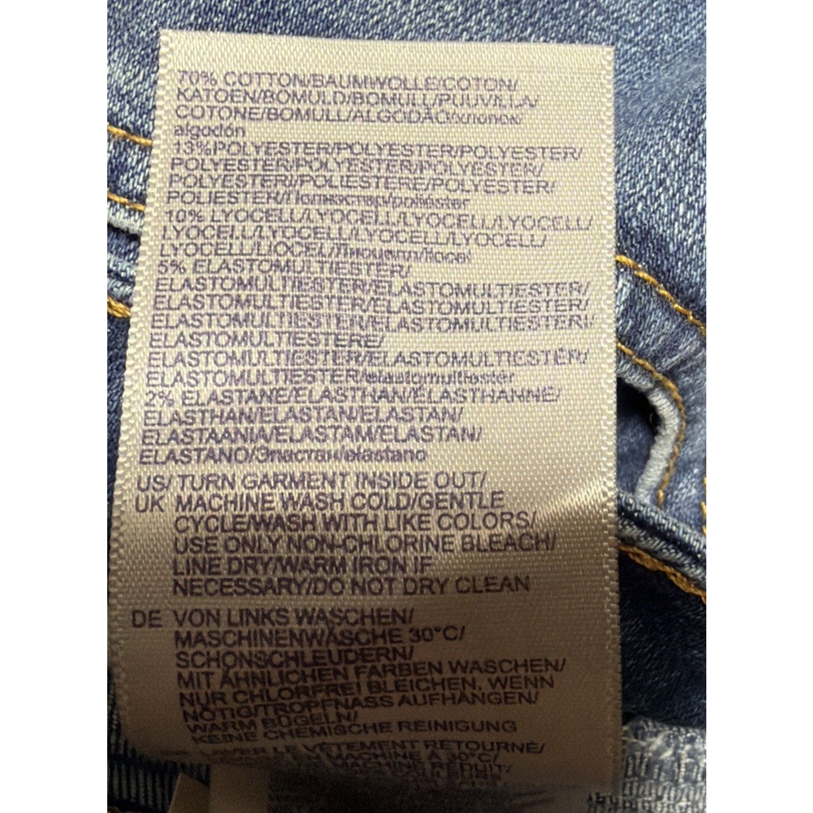 NYDJ Barbara Bootcut Womens Jeans Womens Sz 2 Mid Rise Lift Tuck Blue NWT 28x31