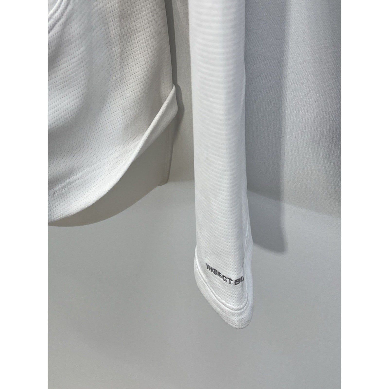 NWT Columbia Sportswear Lightweight Jacket Insect Blocker 1/2 Zip Size L White