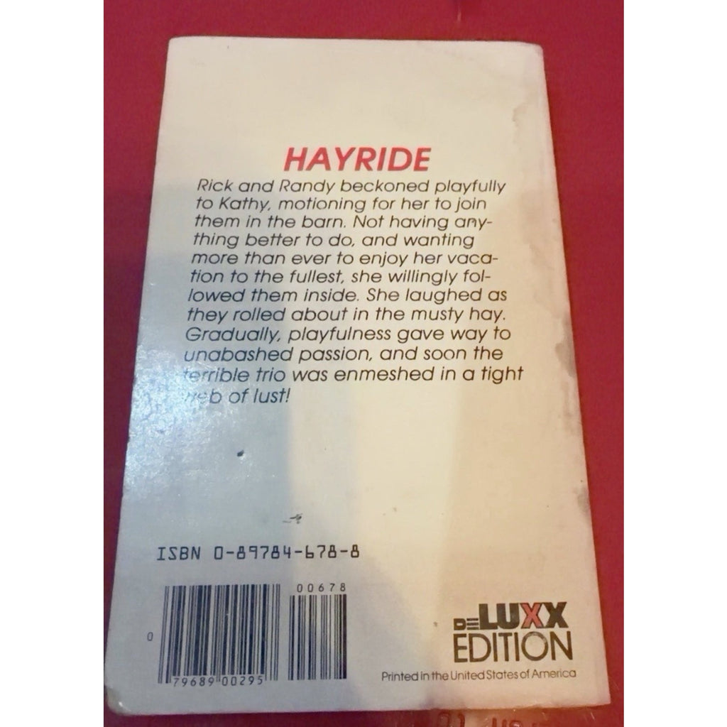 Cowgirl’s Ready Lips Charles Evans De Luxx Edition XE-678 Vintage Paperback