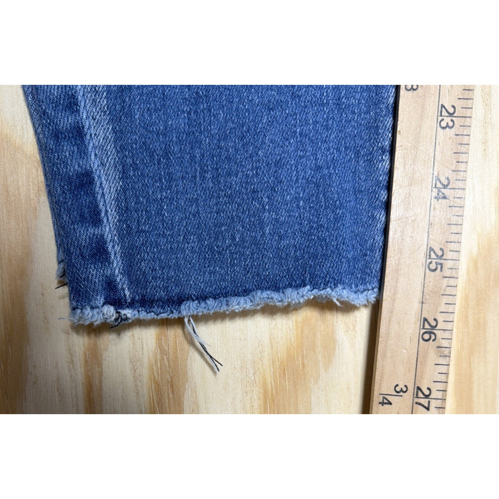 KANCAN WOMEN'S HIGH RISE ANKLE SKINNY JEANS - Size 15/31 Raw Hem