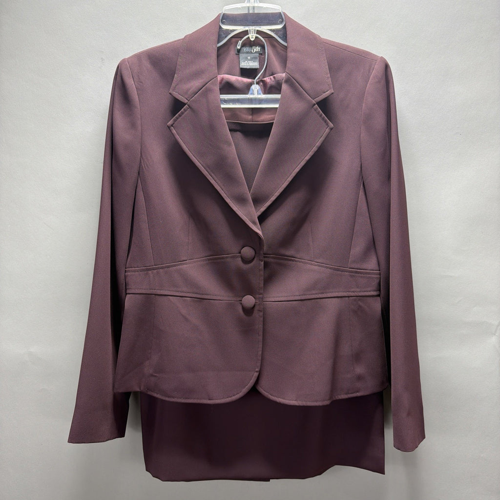 Women's Skirt(10) Blazer(12) Suit 2-Piece Set BY East 5th Long Sleeve Lined Y2K