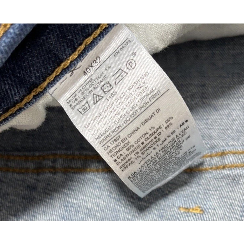 Old Navy Bootcut Jeans Mens Size 40x32 Blue Denim Dark Wash