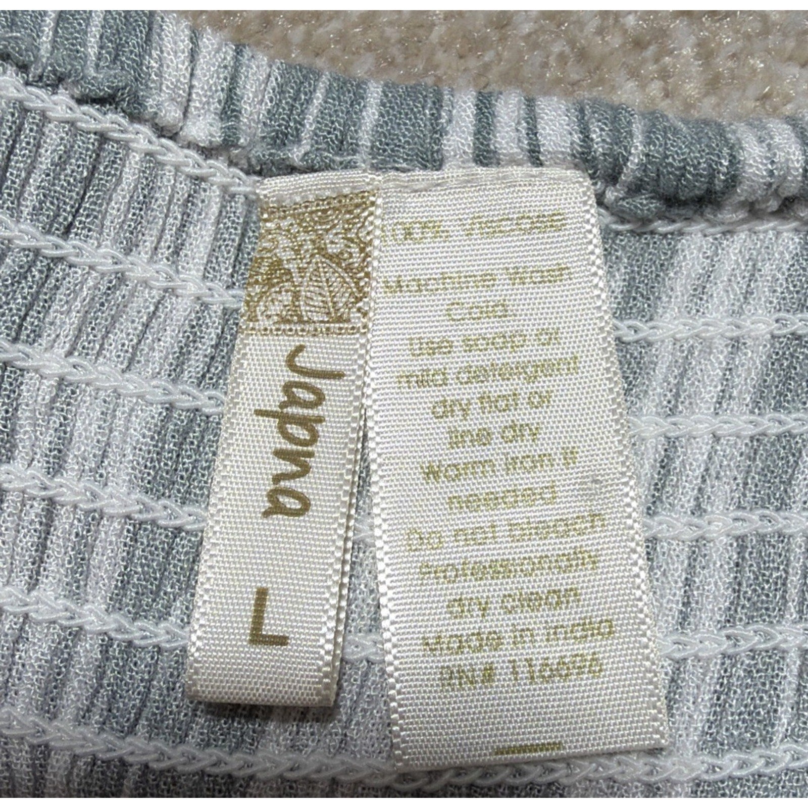 Jodifl Womens L Sage Green Striped Smocked Maxi Dress Boho Adjustable Straps