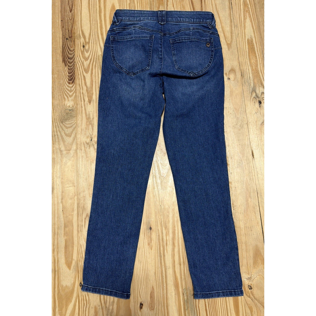 Democracy Ab Technology Womens 4 Jeans Slim Fit Mid Rise Denim Blue Jeans 27x27