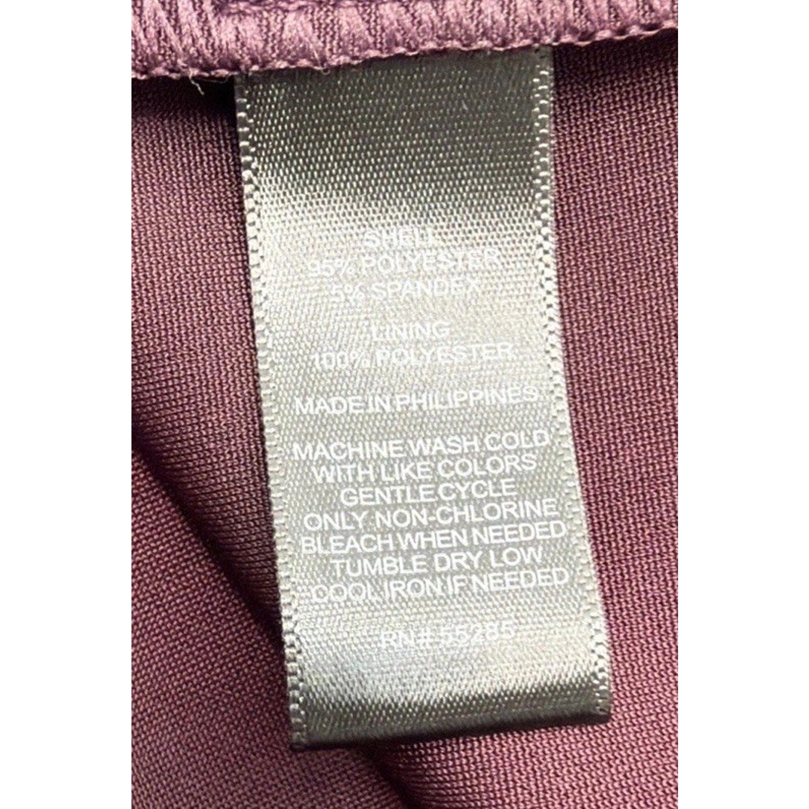 Express Women's Cold Shoulder Lined Burgundy Sheath Dress Size 4 EUC