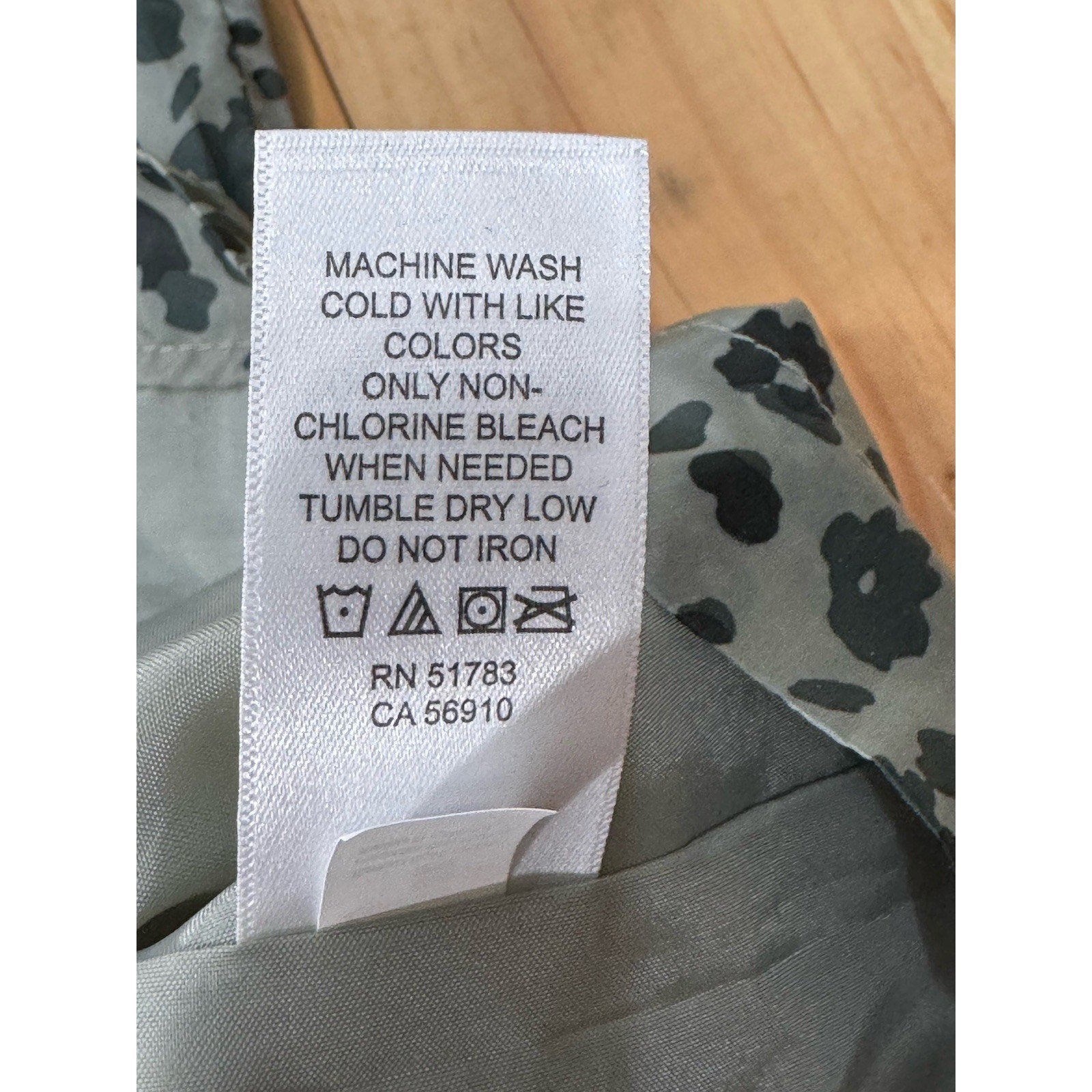 Maurices Green Camo Floral Cinch Waist Windbreaker Jacket Size Small